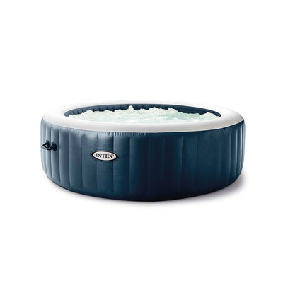 Inflatable Spa – INTEX – Blue Navy 4 Seater + Thermal Cover – CLEARANCE