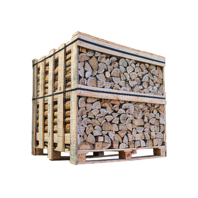 Premium Hard Kiln-Dried Firewood – Full Crate (3 steres)
